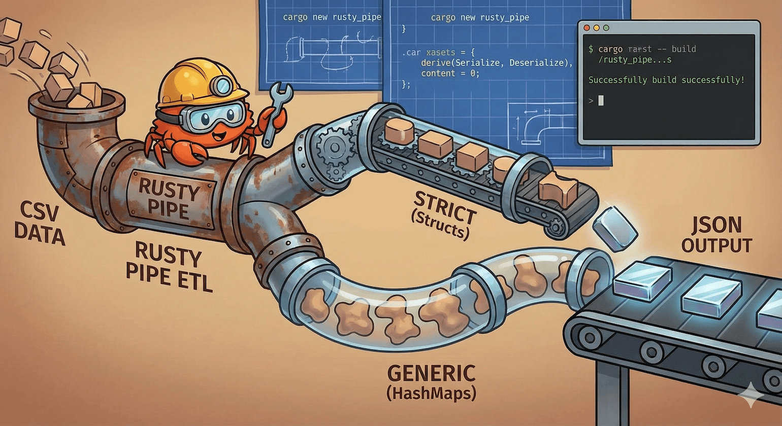 Escaping the Tutorial Loop: Building a CLI ETL Tool in Rust (From Scratch to Generic)